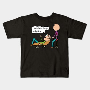 Funny EV Kids T-Shirt